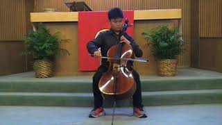 Max Zhang Goltermann cello Concerto No 4 3rd Mvt [upl. by Etnahsal]