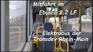 Mitfahrt im Ebusco auf der M60 Eschersheim Im Uhrig → U Heddernheim [upl. by Acinej]