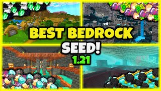 BEST SEED EVER In Minecraft Bedrock 121 [upl. by Nnaitsirk]