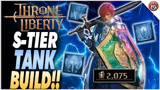 NEW BEST Tank Build Guide Throne and Liberty  PvE Sword And Shield Build [upl. by Flieger]