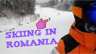 I Took Skiing Lessons in Romania  Poiana Brasov [upl. by Nel]