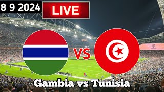 Gambia Vs Tunisia Live Match Today Africa Cup of Nations Qualification [upl. by Norbie]