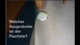 Welcher Saugroboter ist der Flachste ➤ die besten 4 extra flachen Roboterstaubsauger im Vergleich [upl. by Fanning426]