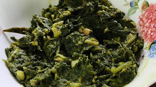 इस तरीके से आपने कभी मूली और पालक के पत्ते का साग नहीं खाया होगा Palak Mooli Saag Recipe in Hindi [upl. by Gala]