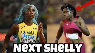 Tia Clayton The Next ShellyAnn FraserPryce Defeats Shericka Jackson  Jamaica Olympic Trials 2024 [upl. by Lenuahs]