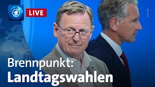 Wahlen in Sachsen und Thüringen  ARDBrennpunkt [upl. by Karim249]