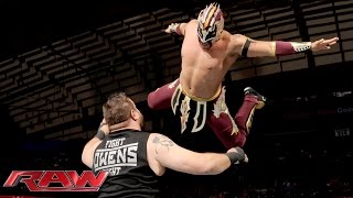 Kalisto vs Kevin Owens Raw October 12 2015 [upl. by Karlise]