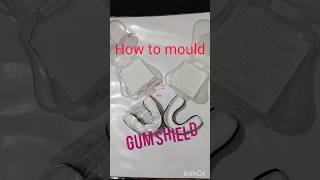 Moulding Mouth Guard Gum Shield mouthguard martialarts [upl. by Arakahs]