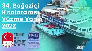 34 Boğaziçi Kıtalararası Yüzme Yarışı 2022  34 Bosphorus Cross Continental Swimming Race [upl. by Bearnard]