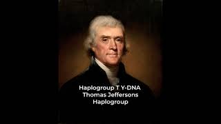 Thomas Jeffersons Haplogroup T YDNA  The most common distribution of regions haplogroup T [upl. by Asfah649]