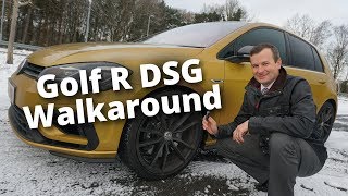 Golf R 2018 Walkaround  Turmeric Yellow Pretoria Black Alloys more [upl. by Ashien]