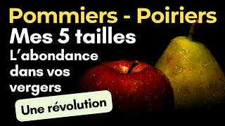 Pommiers poiriers  Secrets révélés  Les 5 étapes pour une taille réussie du pommier et du poirier [upl. by Anirad]