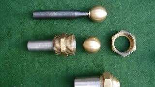 Easy To Make Ball Turning Fixture Using Brass Plumbing Couplings [upl. by Grayce445]