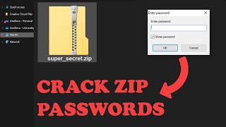 How hackers crack password protected ZIP files [upl. by Dayle]