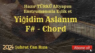 Yiğidim Aslanım TÜRKÜ Altyapısı  F  Chord [upl. by Kentiggerma]