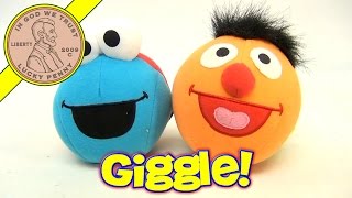 Sesame Street Bert amp Ernie Elmo amp Cookie Monster Giggle Balls [upl. by Wynne]