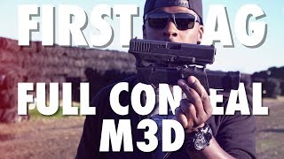 FULL CONCEAL FOLDING GLOCK M3D  FIRST MAG REVIEW [upl. by Elwyn276]