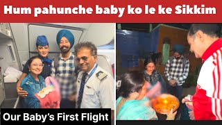 Japnaaz Kaur’s first Flight  ਆਖਿਰ ਮੈਂ ਪਹੁਚਿਆ ਆਪਣੇ ਸੋਹਰੇ ਘਰ  sikkim punjabi sikkimgirl1998 [upl. by Essa]