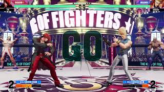 The King Of Fighters XV  Iori Yagami vs Benimaru Nikaido KOF15 Hard AI Versus Mode KOFXV [upl. by Hulton846]