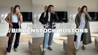 WAYS TO STYLE BIRKENSTOCK BOSTONS FOR SPRINGSUMMER [upl. by Nauqan]