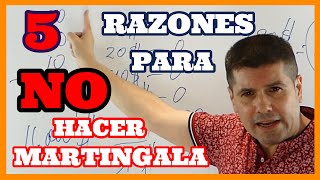 ⛔¡PELIGRO 5 Razones para ❌NO hacer LA MARTINGALA en APUESTAS DEPORTIVAS y perderlo TODO ❗AVISADO❓ [upl. by Atsedom]