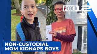 Noncustodial mom kidnaps 2 boys from Vancouver school Police [upl. by Weatherley]