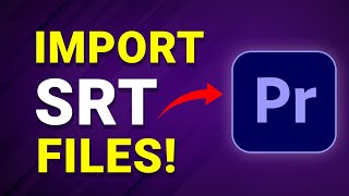 How to IMPORT SRT subtitles to Premiere Pro  Full Guide [upl. by Spenser639]