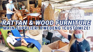 MAS MURA DITO Legit Rattan amp Wood Furniture  Dining Set Sala Set Swing amp MORE Narra Mahogany [upl. by Lukin]