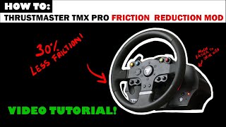 Thrustmaster TMX Pro Friction reduction mod [upl. by Aleyak]