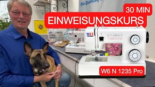 WERTARBEIT Nähmaschine W6 N 1235 Pro  Kraftvolle Leistung für professionelle Näharbeiten [upl. by Aduh98]