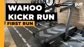 Wahoo KICKR RUN Treadmill First Run Review A gamechanger for indoor running [upl. by Peony]