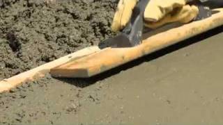 How to Pour and Finish Concrete [upl. by Novert]