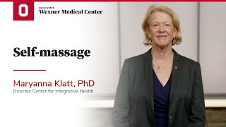 Mindfulness in Motion Selfmassage for beginners  Ohio State Medical Center [upl. by Cinomod]