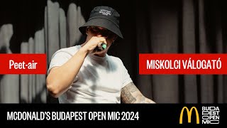 McDonalds Budapest Open Mic válogató – Miskolc  Peetair Black Flag [upl. by Goddard272]