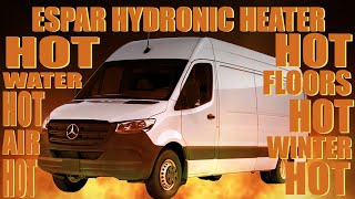 HYDRONIC HEATER in a SPRINTER pt1 [upl. by Etyam741]