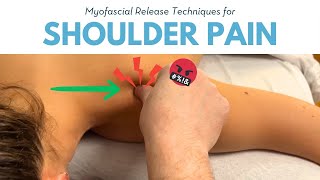 Rotator Cuff Massage 3 Techniques To Fix Pain [upl. by Hegyera974]