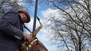 Busking with my Sax VLOG 1 [upl. by Criswell]