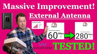 ✅ Waveform External Antenna  Arcadyan KVD21 TMobile 5G Home Internet  Speed Tested [upl. by Caputto]