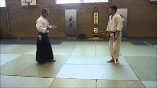 Aikido Techniques TAKN Kaiten nage [upl. by Goldie]