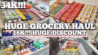 34K Huge Grocery Haul  16K Huge Discount  Tipid Tips amp Hacks  Lorelin Sia [upl. by Haelhsa]