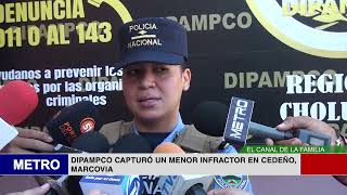 DIPAMPCO CAPTURÓ UN MENOR INFRACTOR EN CEDEÑO MARCOVIA [upl. by Yelloh]