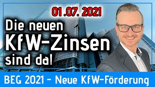 Die neuen KfWZinsen sind da Ich verrate sie Euch BEG 2021  Neue KfW Förderungen 261 und 262 [upl. by Litnahc741]