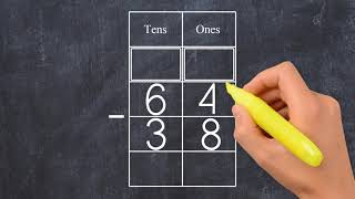 2Digit Subtraction with Regrouping Grade 2 [upl. by Vevine972]