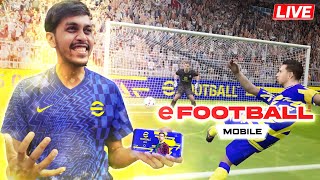 eFootball24 Mobile epic  spanish league midfielders pack opening🔥🔴LIVE [upl. by Gierc]