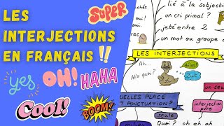 LES INTERJECTIONS en français [upl. by Winer288]