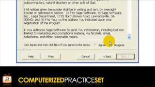 Peachtree accounting tutorial Installation Instructions [upl. by Killigrew106]