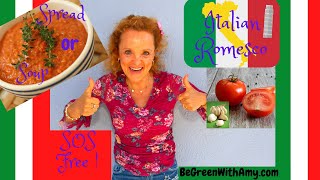 Irresistible Whole Food Plant Based Italian Sauce Recipe Romanesco🍅 [upl. by Aicatan]