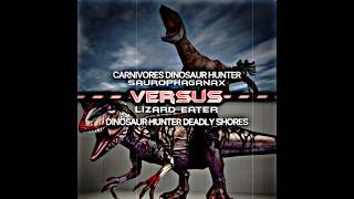 CDH Saurophaganax vs Lizard eater dinosaurhunter carnivoresdinosaurhunter edit debate [upl. by Norac]