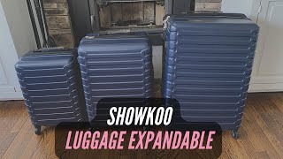 Luggage for Your Every Travel Need  SHOWKOO Luggage Expandable Luggage Sets Review [upl. by Smallman764]