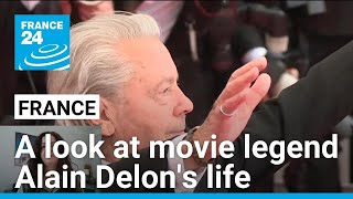 A look at French movie legend Alain Delons life • FRANCE 24 English [upl. by Noyrb]